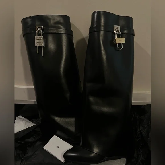 Givenchy shark lock boots